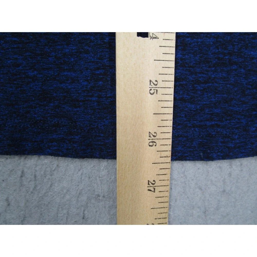 Lululemon Mens Metal Vent Tech 1/2 Zip 2.0 Blue Heathered Pullover Large